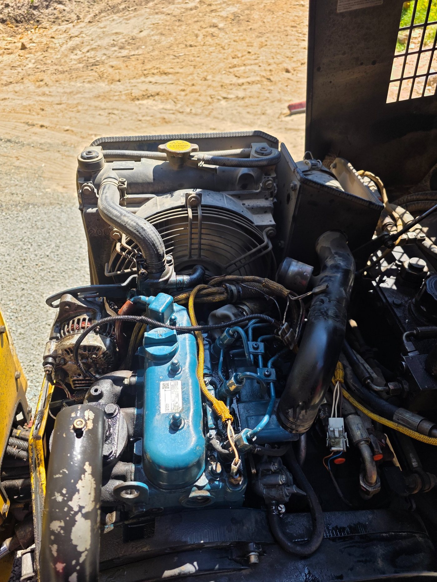 Plant machinery engine